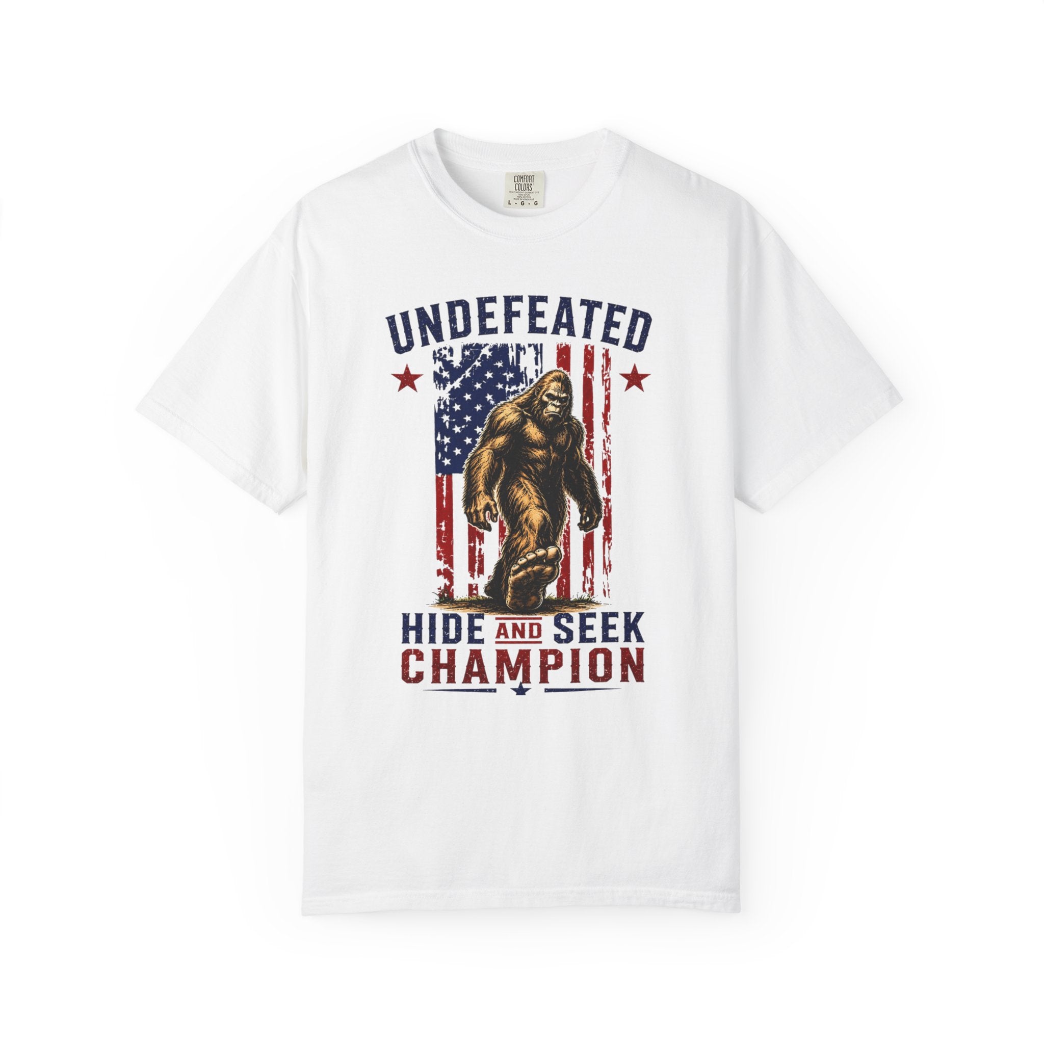 Undefeated Hide and Seek Champion 4th of July T-shirt