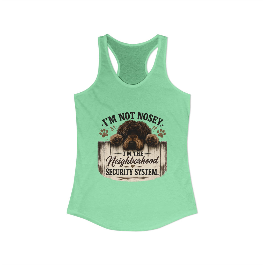 I'm Not Nosey Women's Ideal Racerback Tank