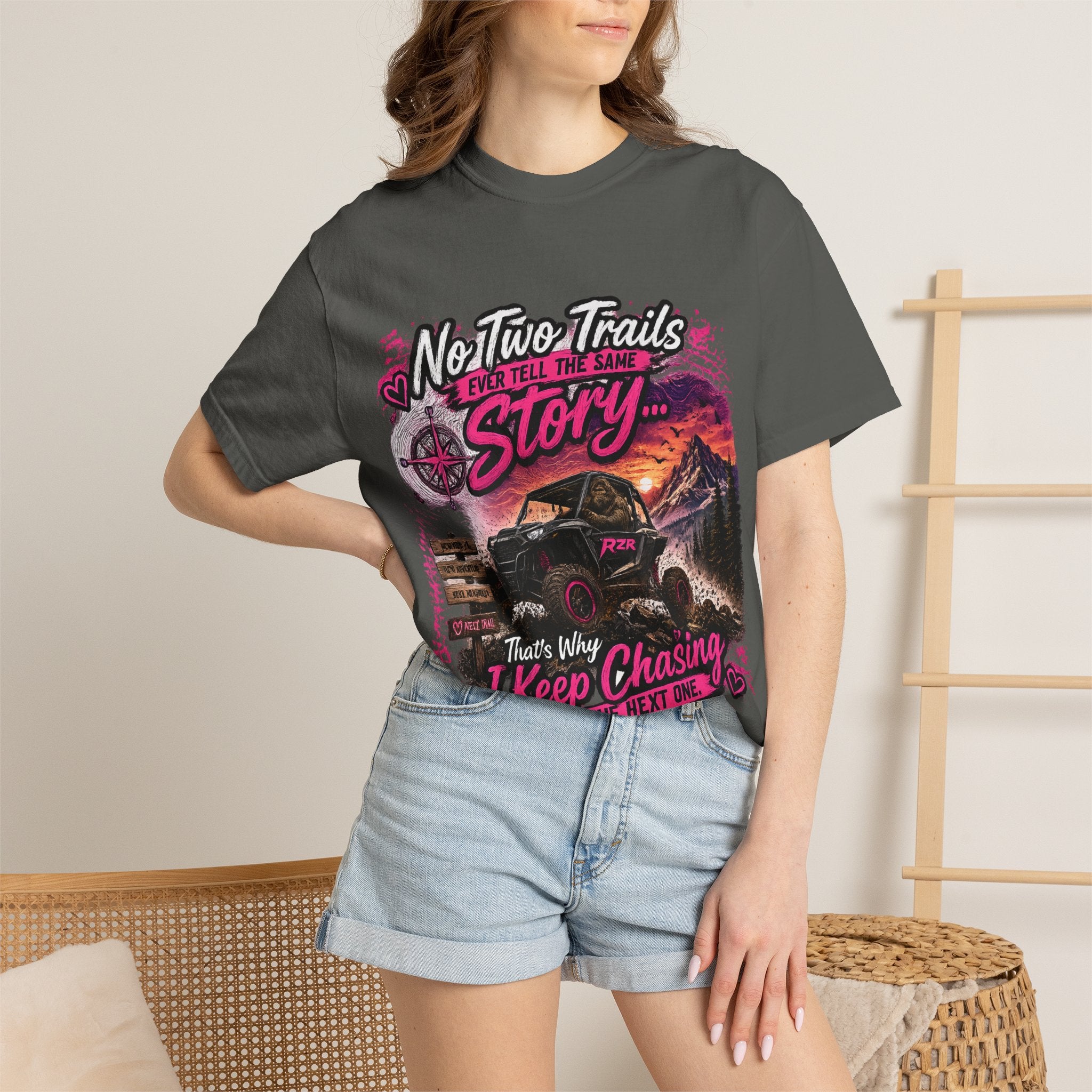 Off‑Road Truck T‑Shirt — “No Two Trails Ever Tell the Same Story” Adventure Tee