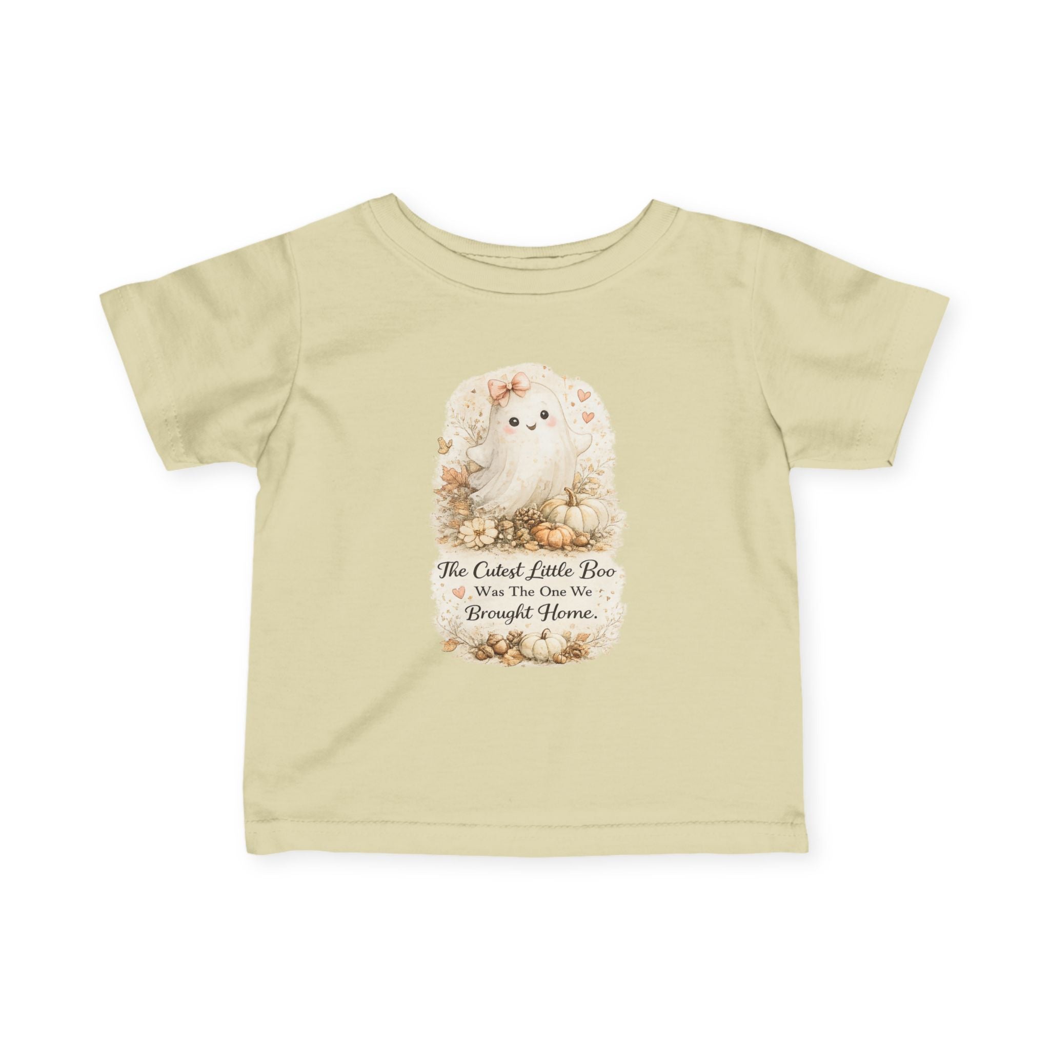 Cute Fluffy Puppy "The Cutest Little Poo Was The One We Brought Home" Baby Shirt — Infant Tee