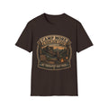 “Camp More, Explain Less” Vintage Camping Graphic Tee — T-Shirt