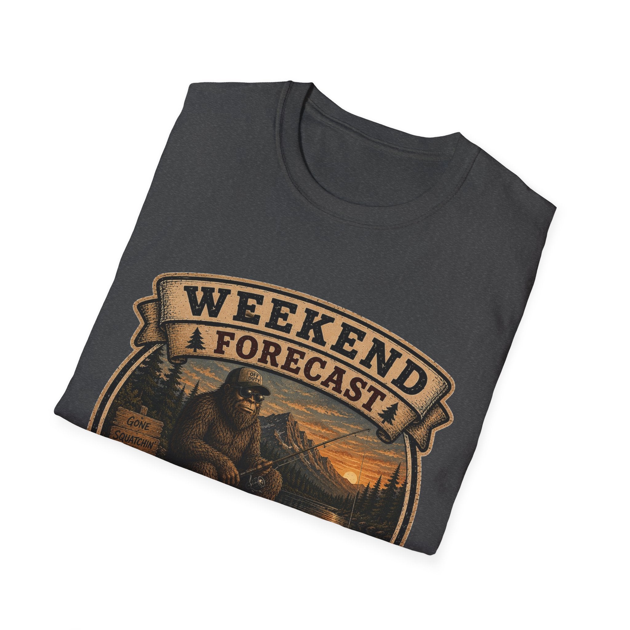 Weekend Forecast T-Shirt — 100% Chance of Avoiding People Graphic Tee
