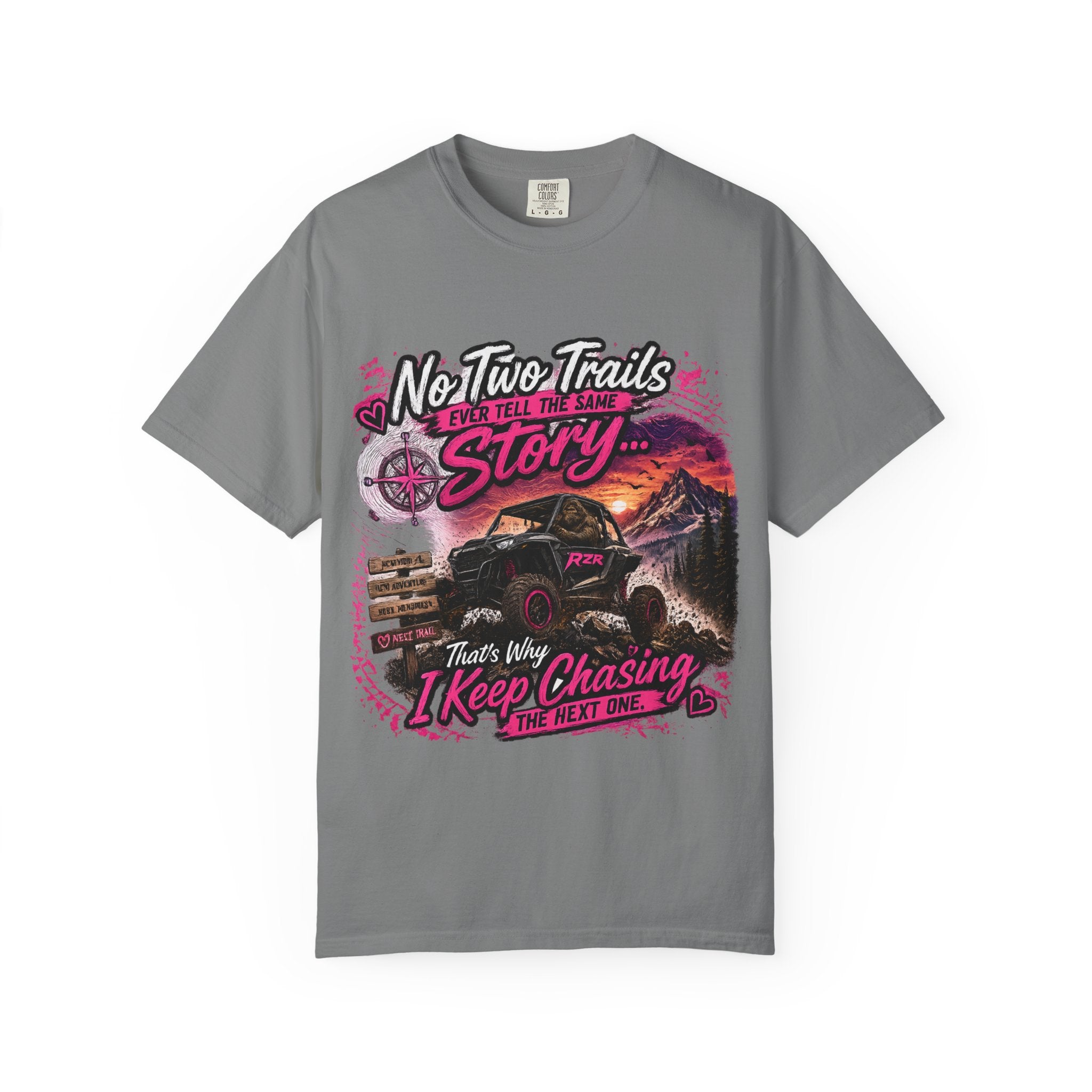 Off‑Road Truck T‑Shirt — “No Two Trails Ever Tell the Same Story” Adventure Tee