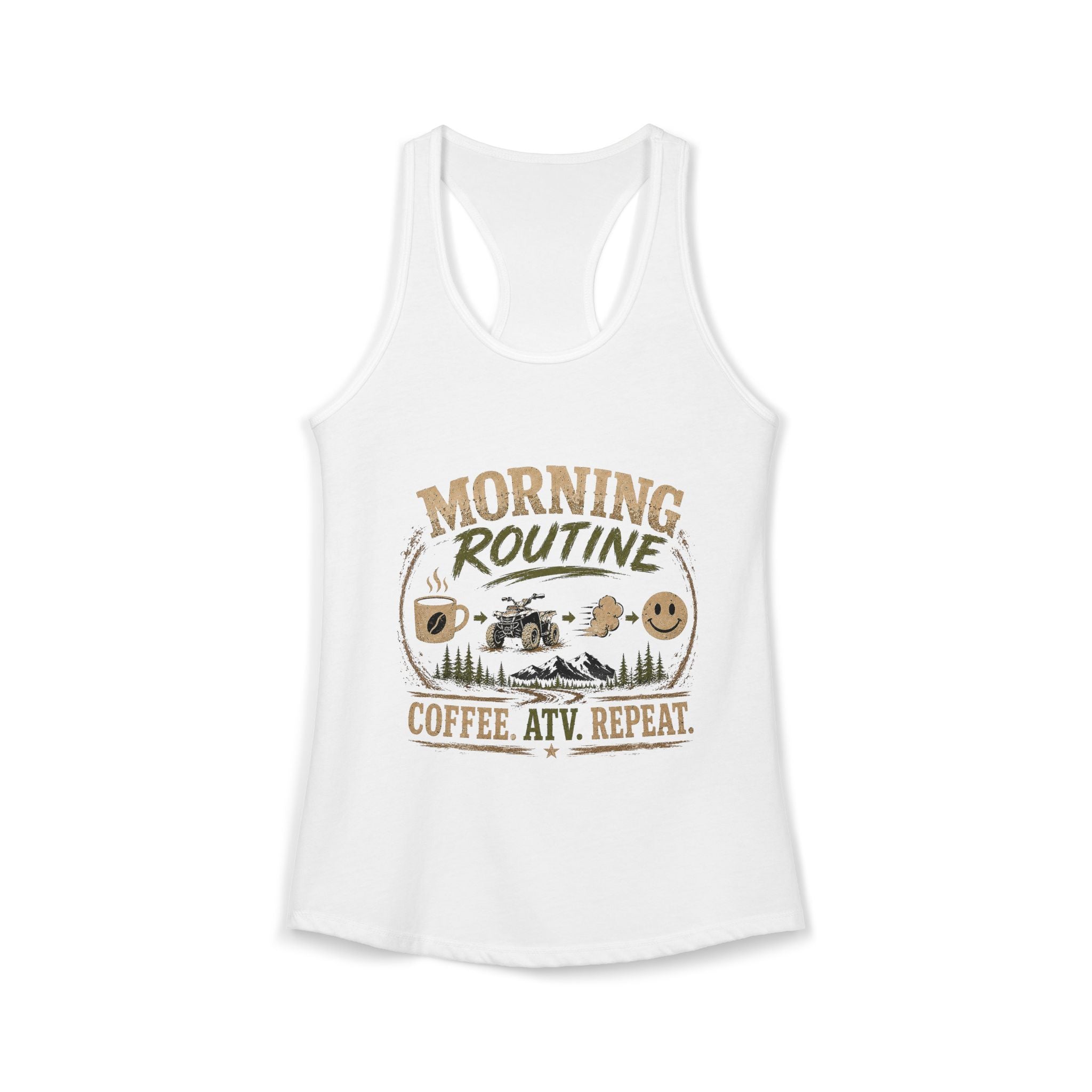 Morning Routine Women's Ideal Racerback Tank
