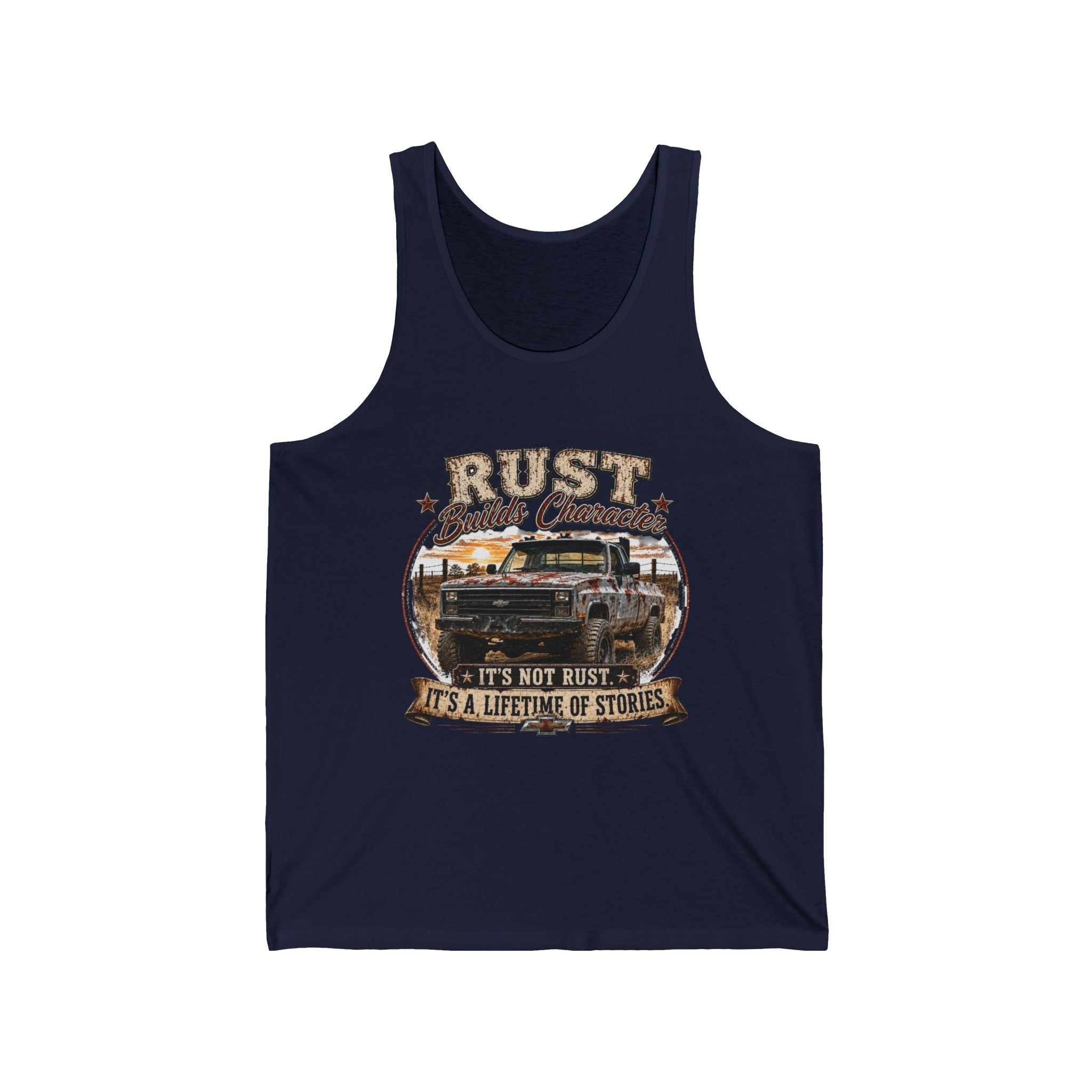 Rust Builds Character Jersey Tank