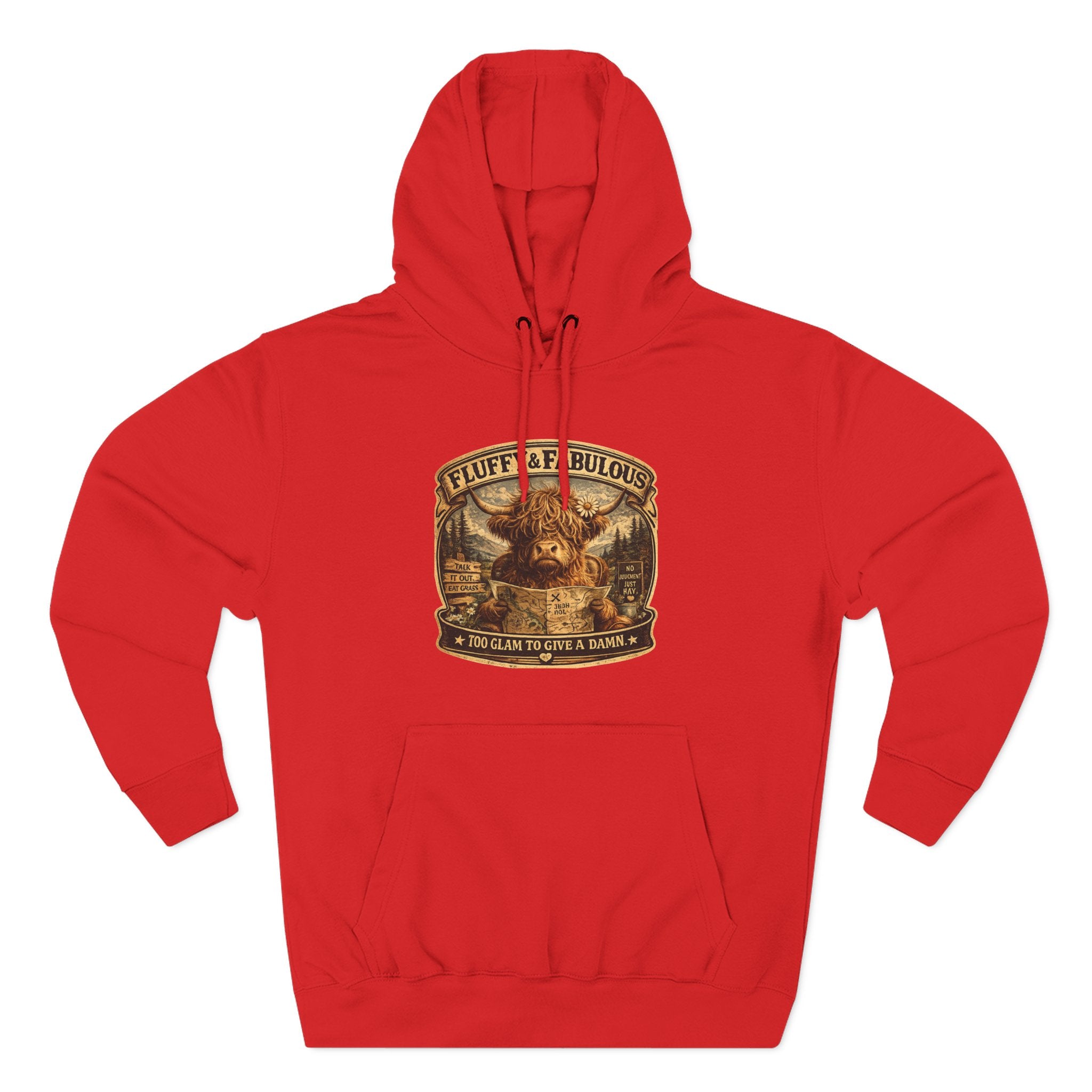 Fluffy & Fabulous Three-Panel Fleece Hoodie