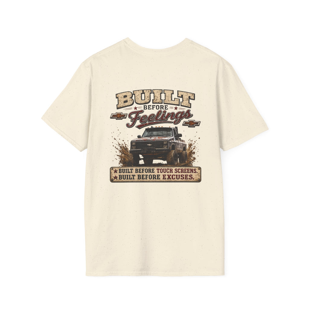 Vintage 'Built Not Bought' Chest Logo T-Shirt