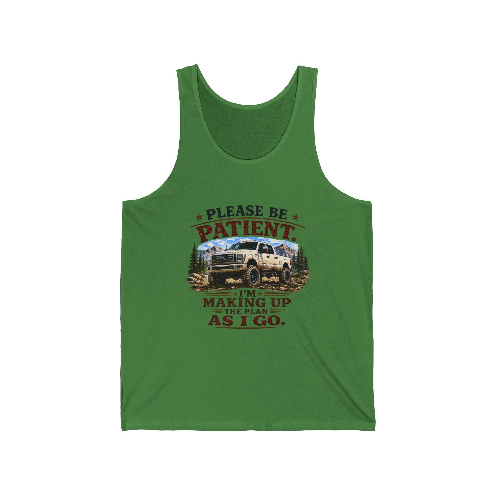 "Please Be Patient I'm Making Up The Plan As I Go" Camper Van Tank — Please Be Patient Tank Top