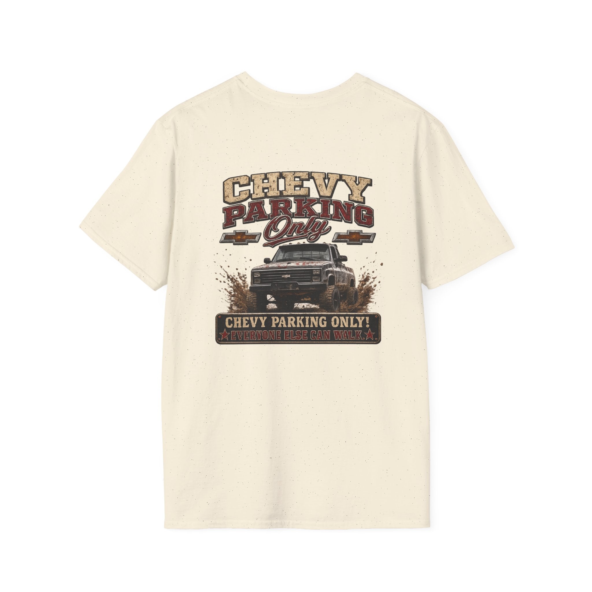 Chevy Parking Only Everyone Else Can Walk - K30 Legacy Edition Badge T-Shirt — 'K30 Legacy Edition 001' Chest Logo