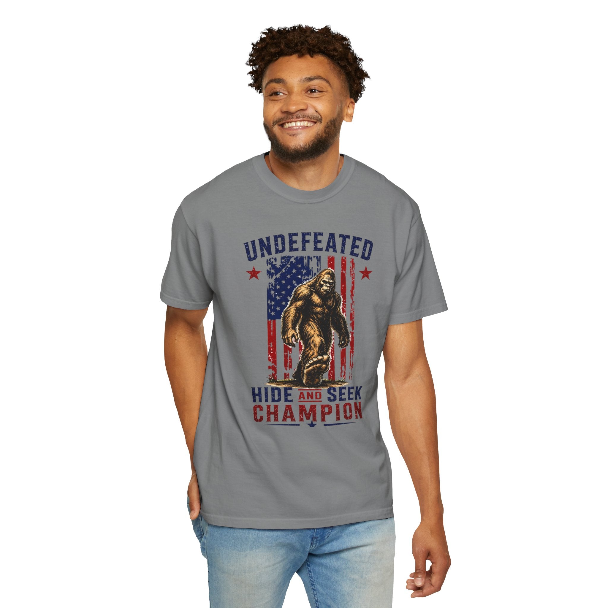 Undefeated Hide and Seek Champion 4th of July T-shirt