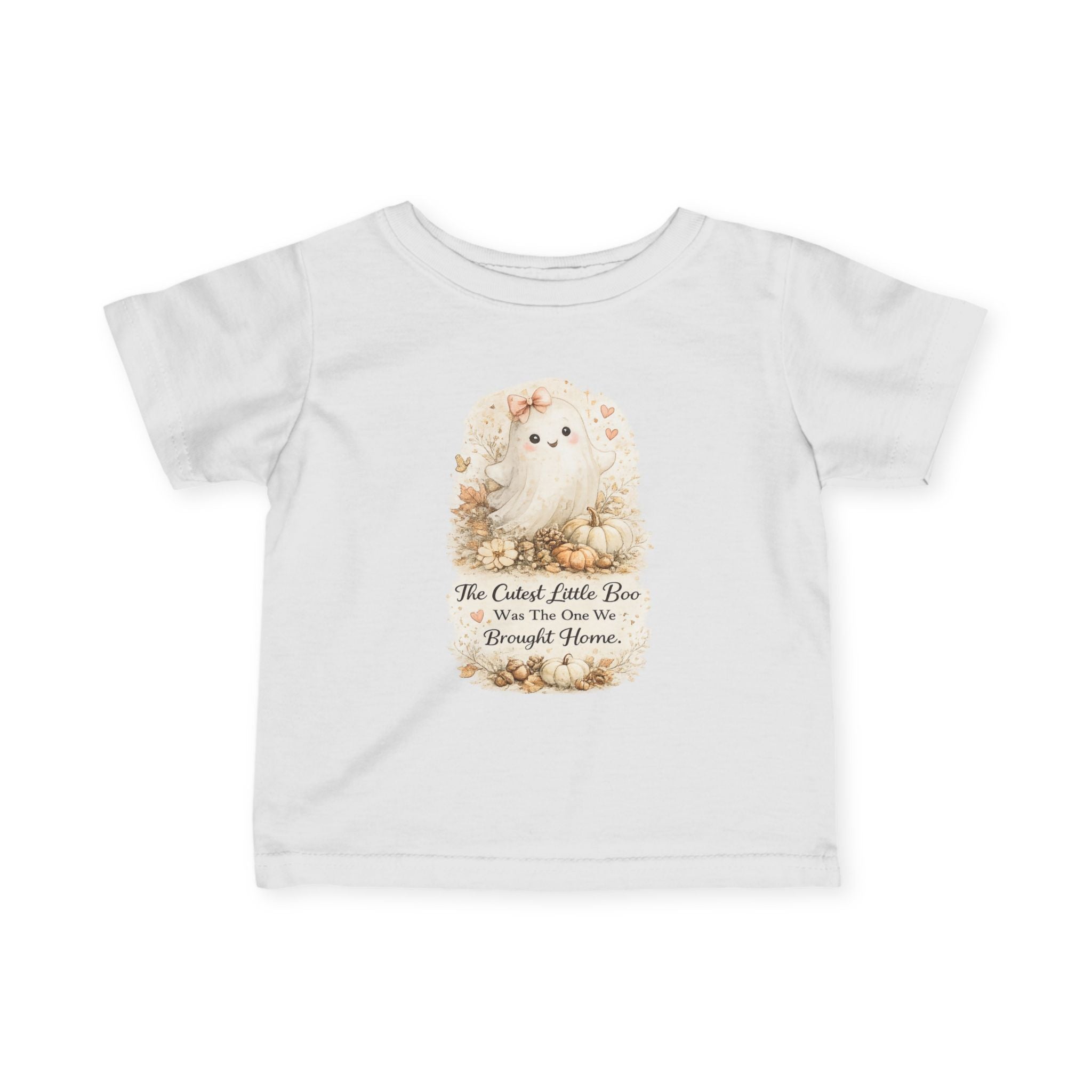 Cute Fluffy Puppy "The Cutest Little Poo Was The One We Brought Home" Baby Shirt — Infant Tee