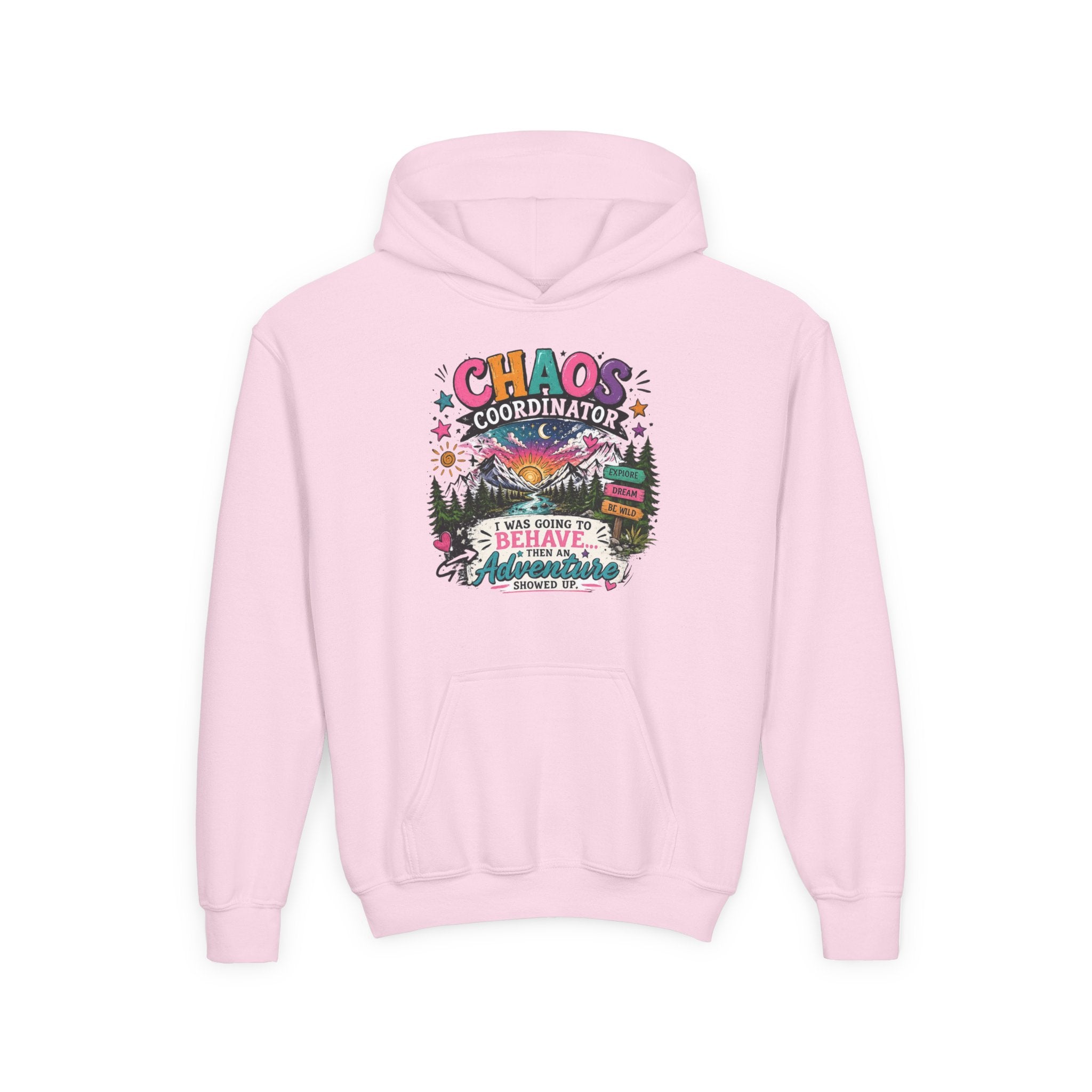 Chaos Coordinator Youth Heavy Blend Hooded Sweatshirt