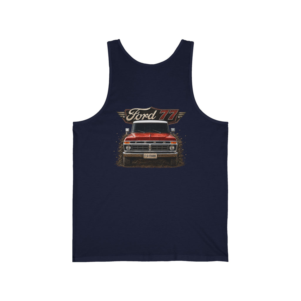 Ford 77 Vintage Truck Tank Top — Retro Pickup Truck Graphic Vest