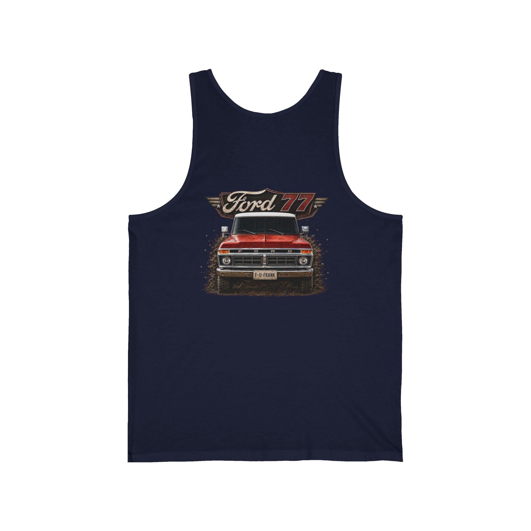 Ford 77 Vintage Truck Tank Top — Retro Pickup Truck Graphic Vest