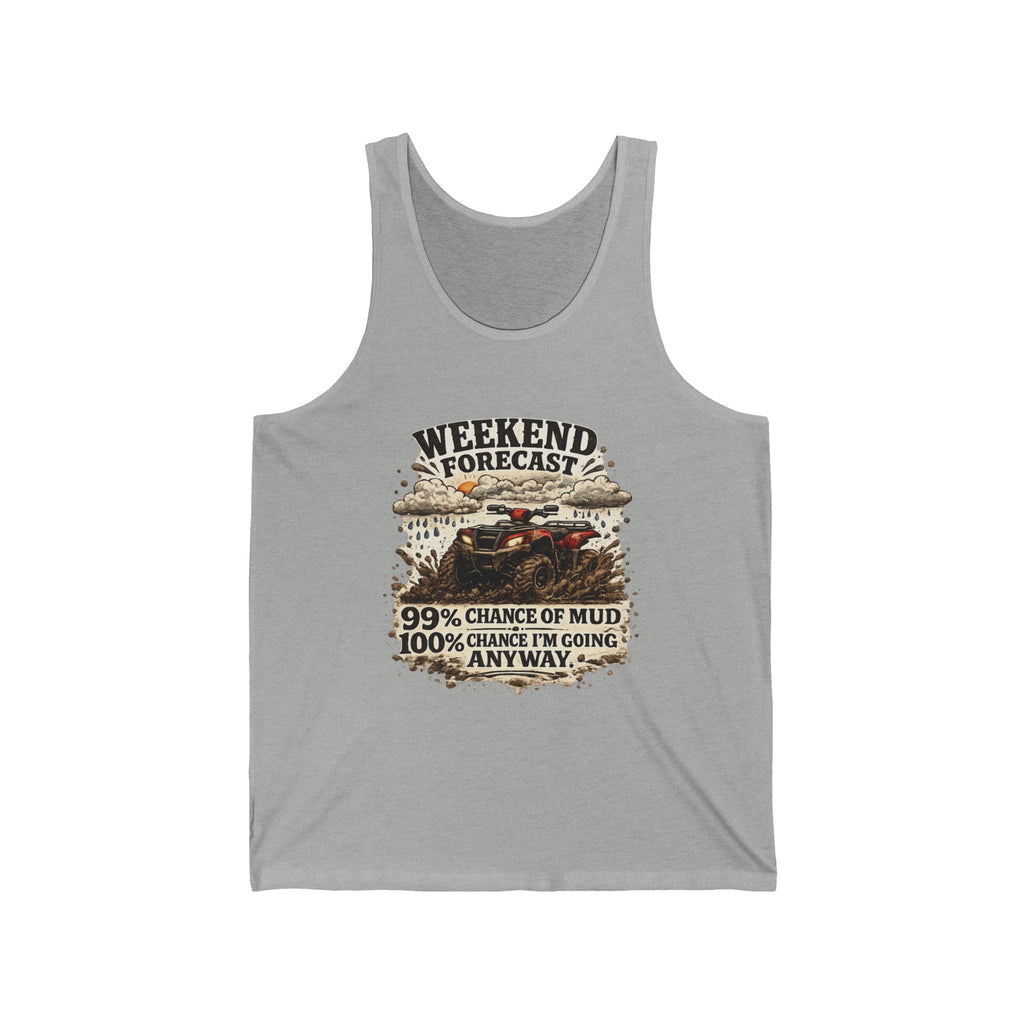 “Weekend Forecast: 99% Chance of Mud” Adventure Tank — Off-Road Tank Top