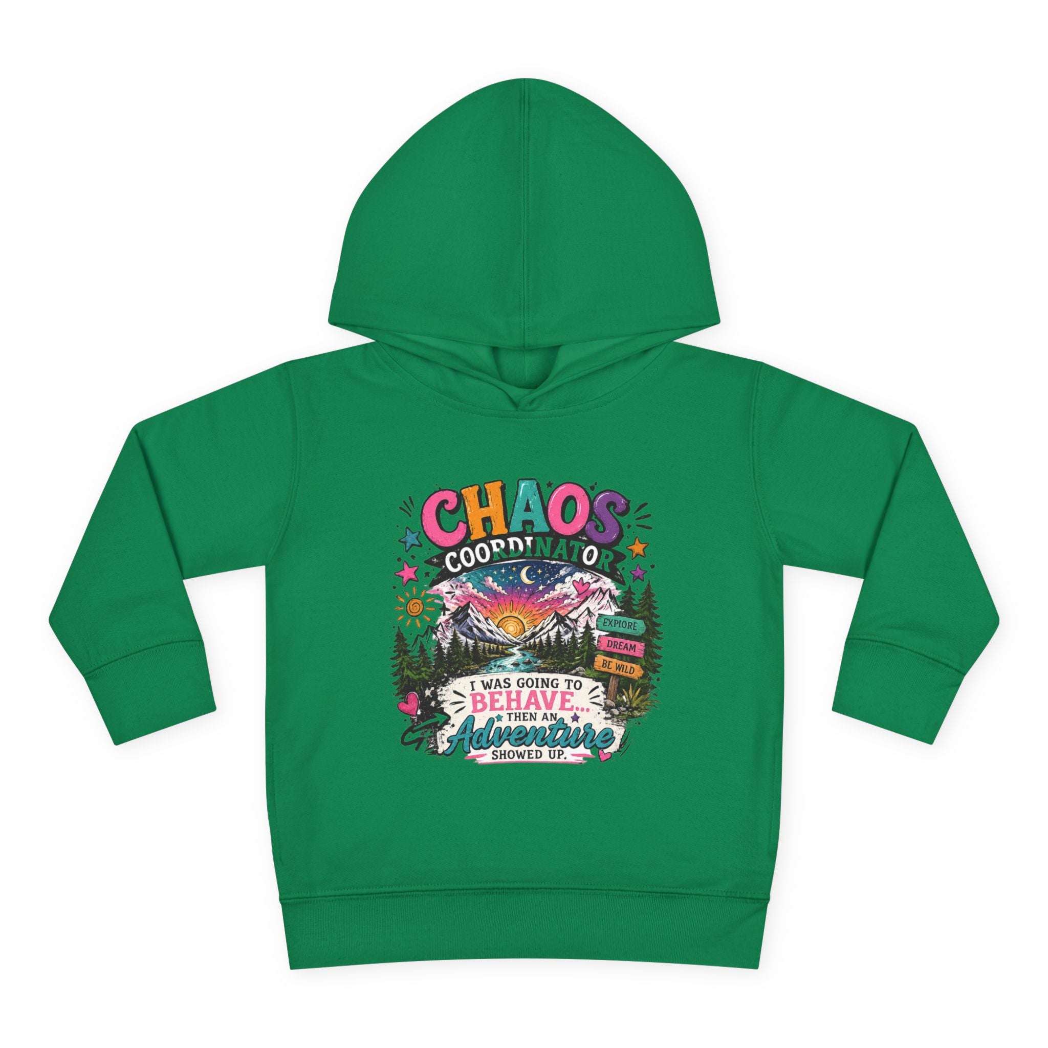 Chaos Coordinator Toddler Pullover Fleece Hoodie