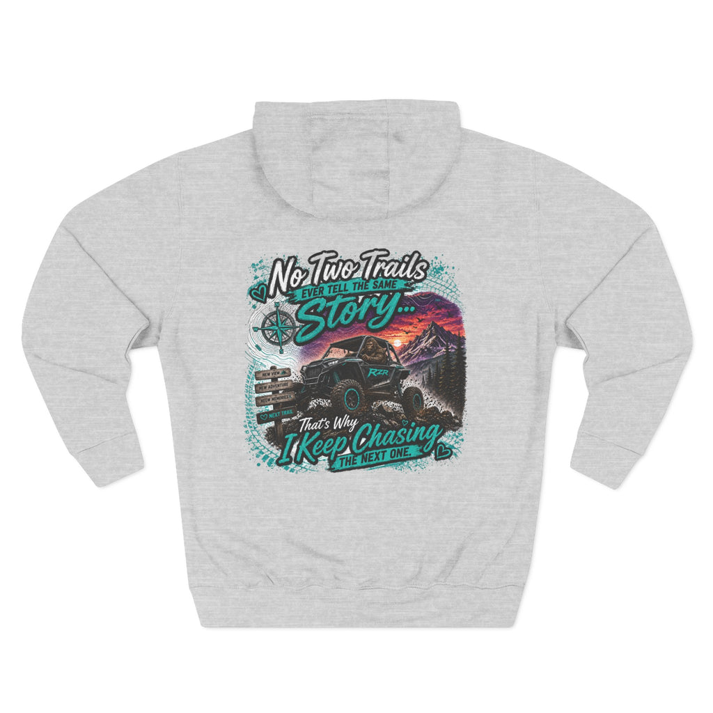 "No Two Trails Tell the Same Story" Adventure Graphic Pullover - Off-Road Hoodie