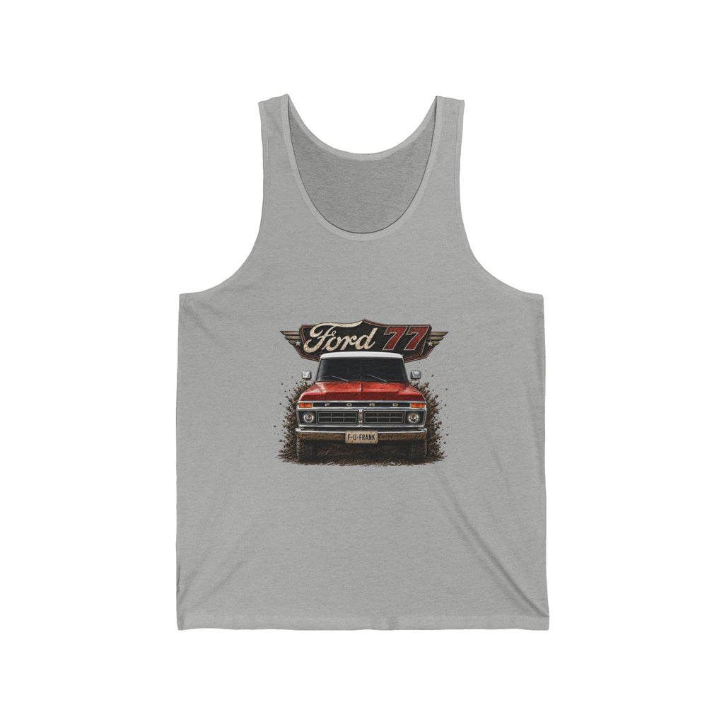 Ford F-150 Vintage Truck Tank Top — Classic Red Pickup Graphic