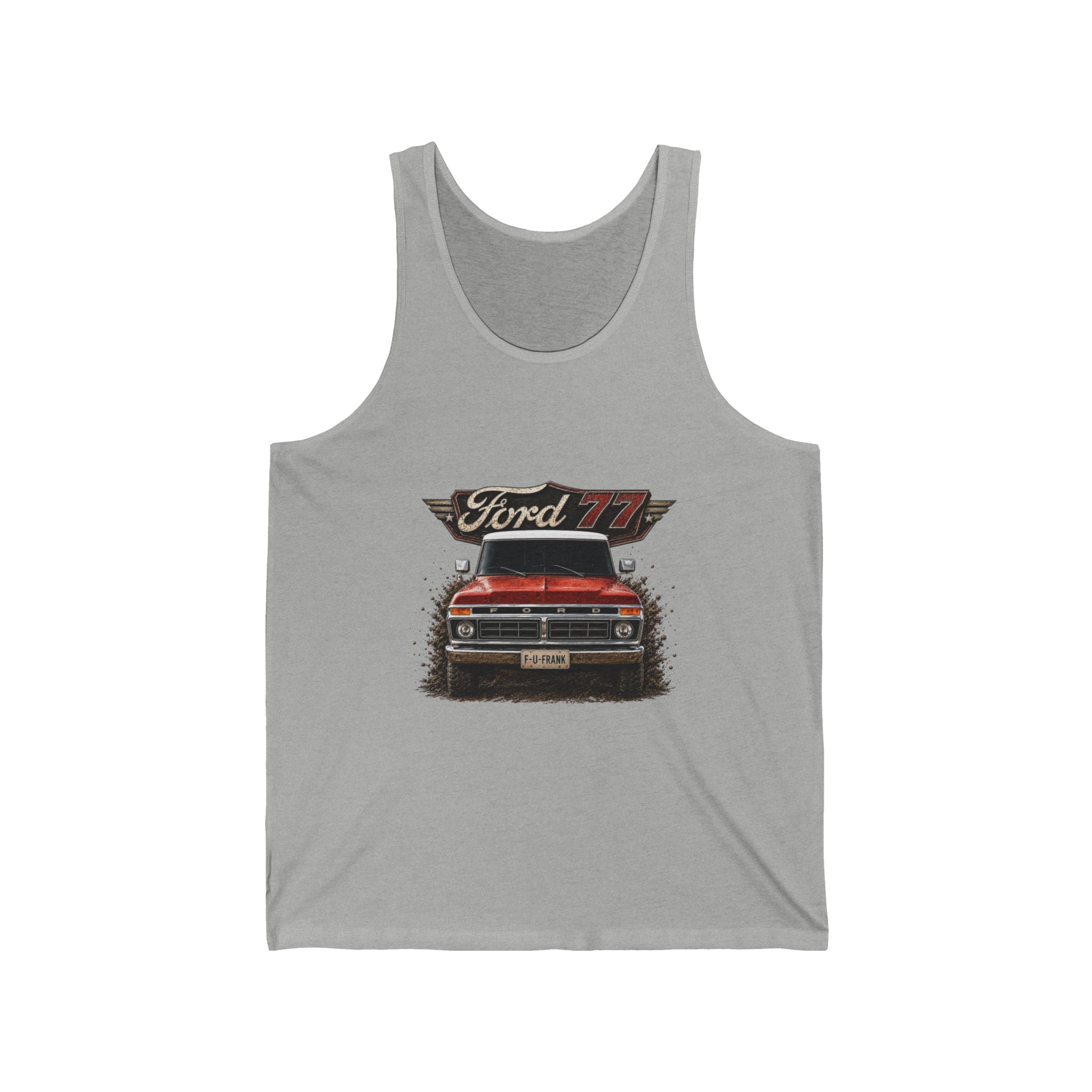 Ford F-150 Vintage Truck Tank Top — Classic Red Pickup Graphic