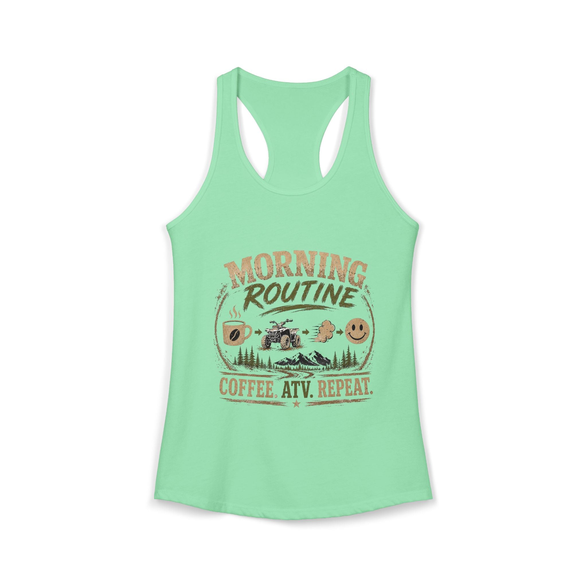 Morning Routine Women's Ideal Racerback Tank