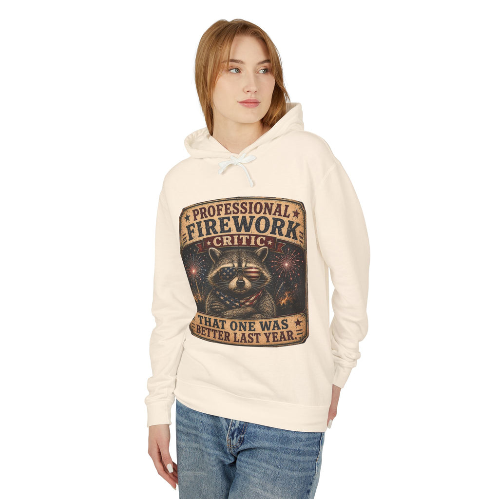 Firework Critic Hoodie — "Professional Firework Critic: That One Was Better Last Year"