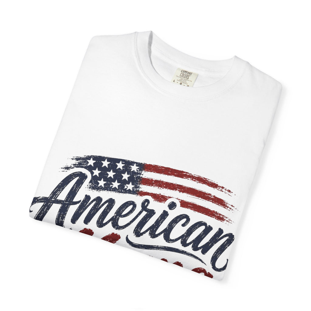 American Mama T-Shirt — Patriotic Flag Mom Tee for Mother’s Day & 4th of July