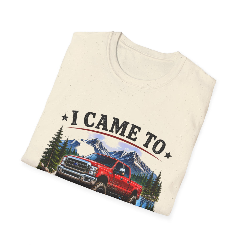 I Came to Avoid People Truck Softstyle T-Shirt