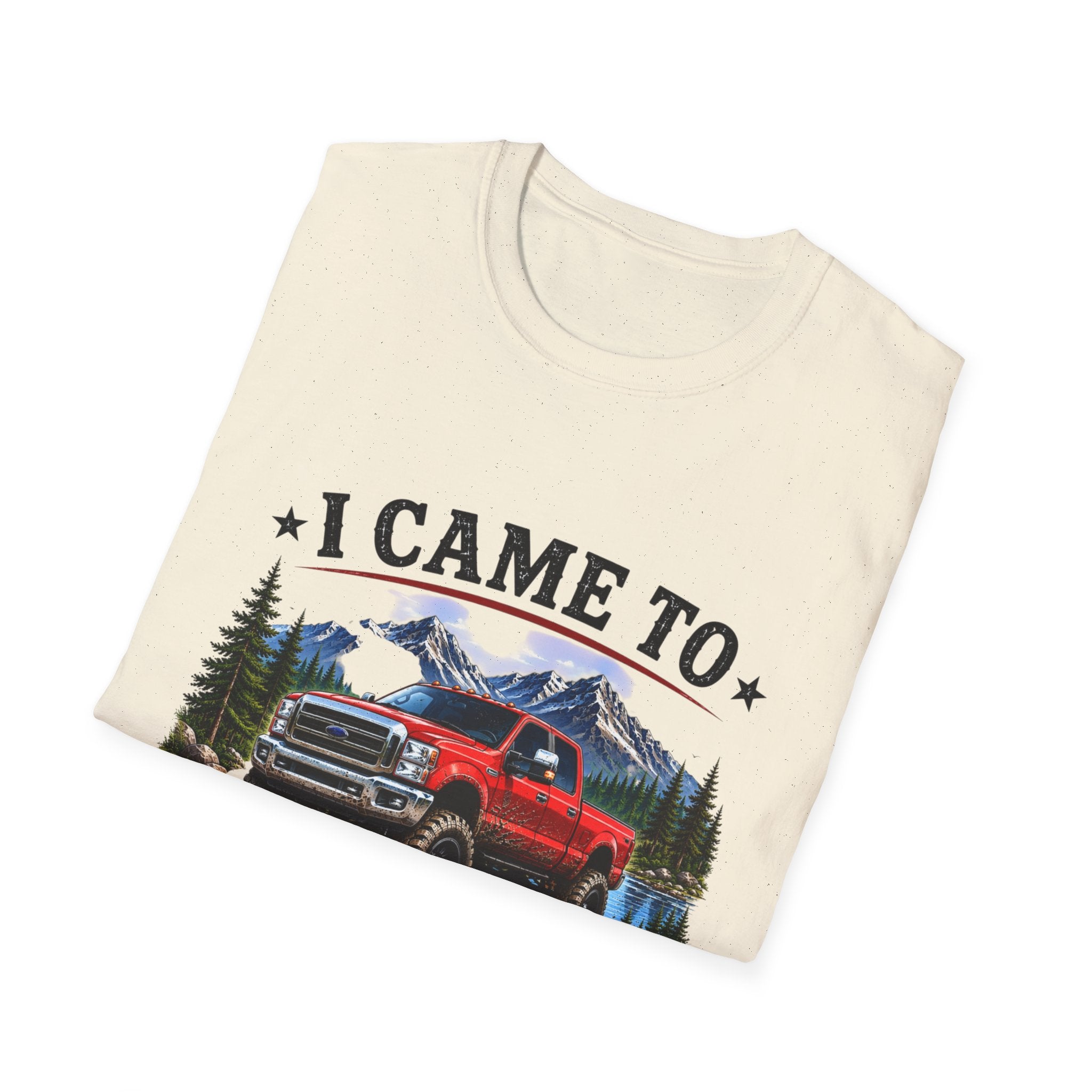 I Came to Avoid People Truck Softstyle T-Shirt
