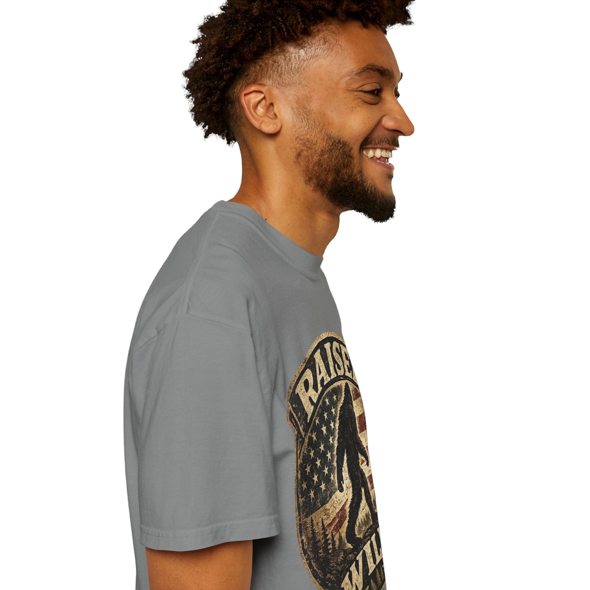 Raised Wild Bigfoot T-shirt