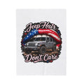 Jeep Hair Don't Care Velveteen Plush Blanket
