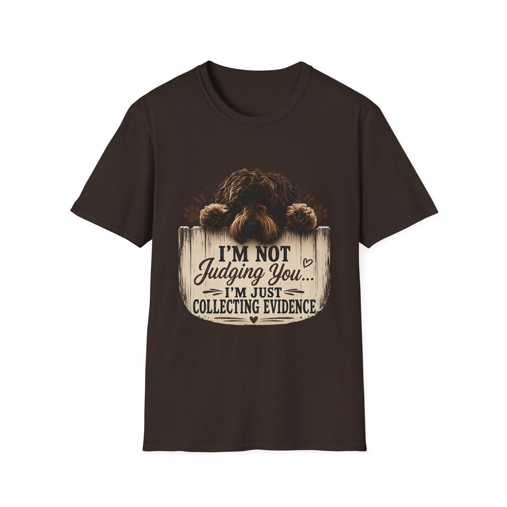 'I'm Not Judging You I'm Just Collecting Evidence' Unisex Softstyle T-Shirt