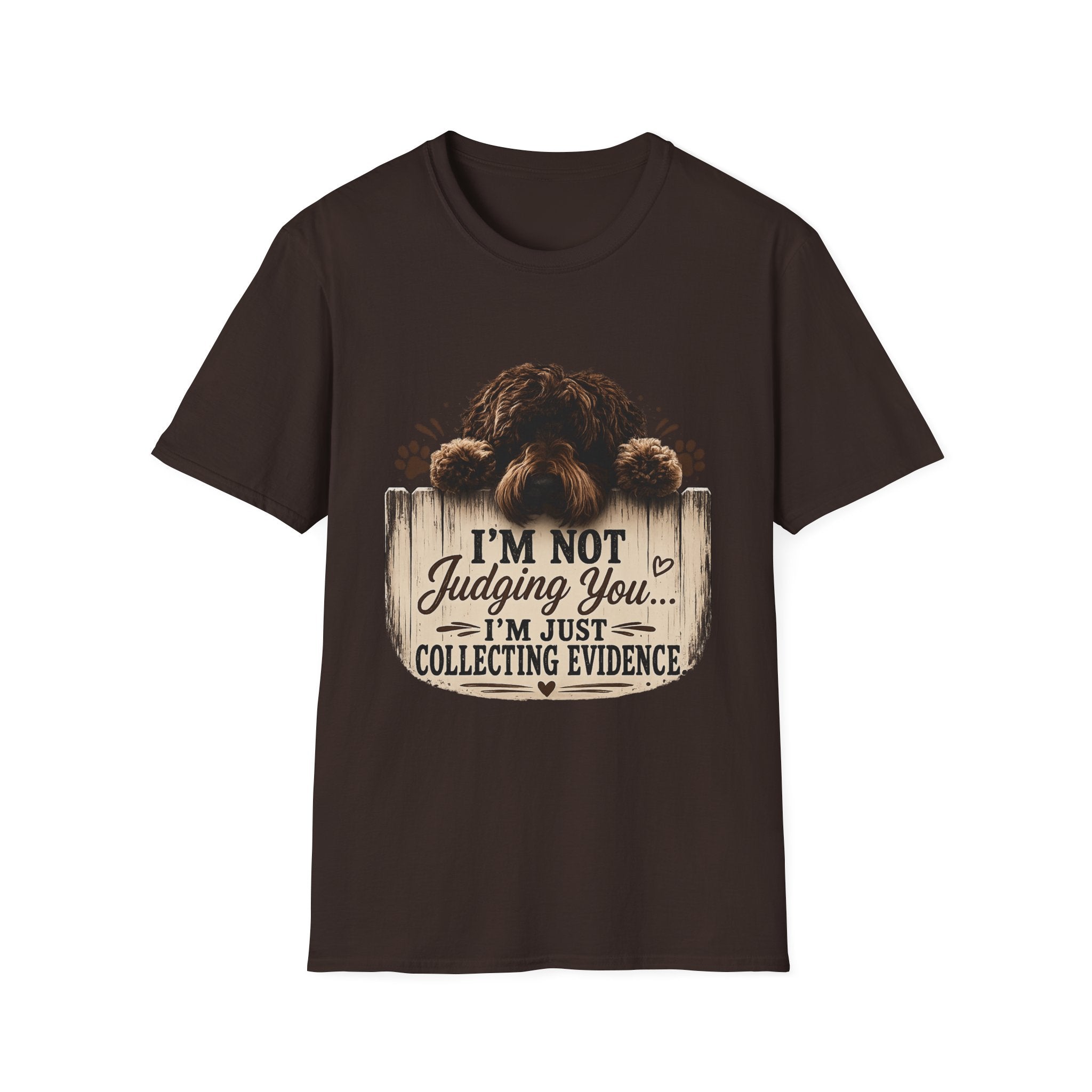 'I'm Not Judging You I'm Just Collecting Evidence' Unisex Softstyle T-Shirt