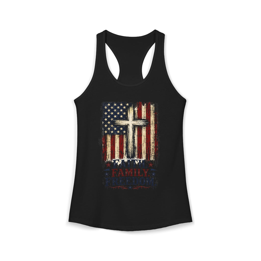 4th of July Women's Racerback Tank — Patriotic Independence Day Tank Top