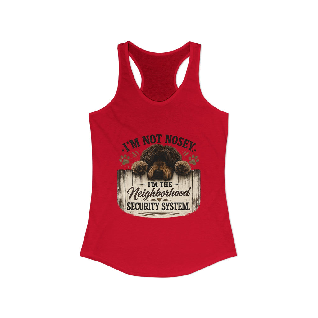 I'm Not Nosey Women's Ideal Racerback Tank