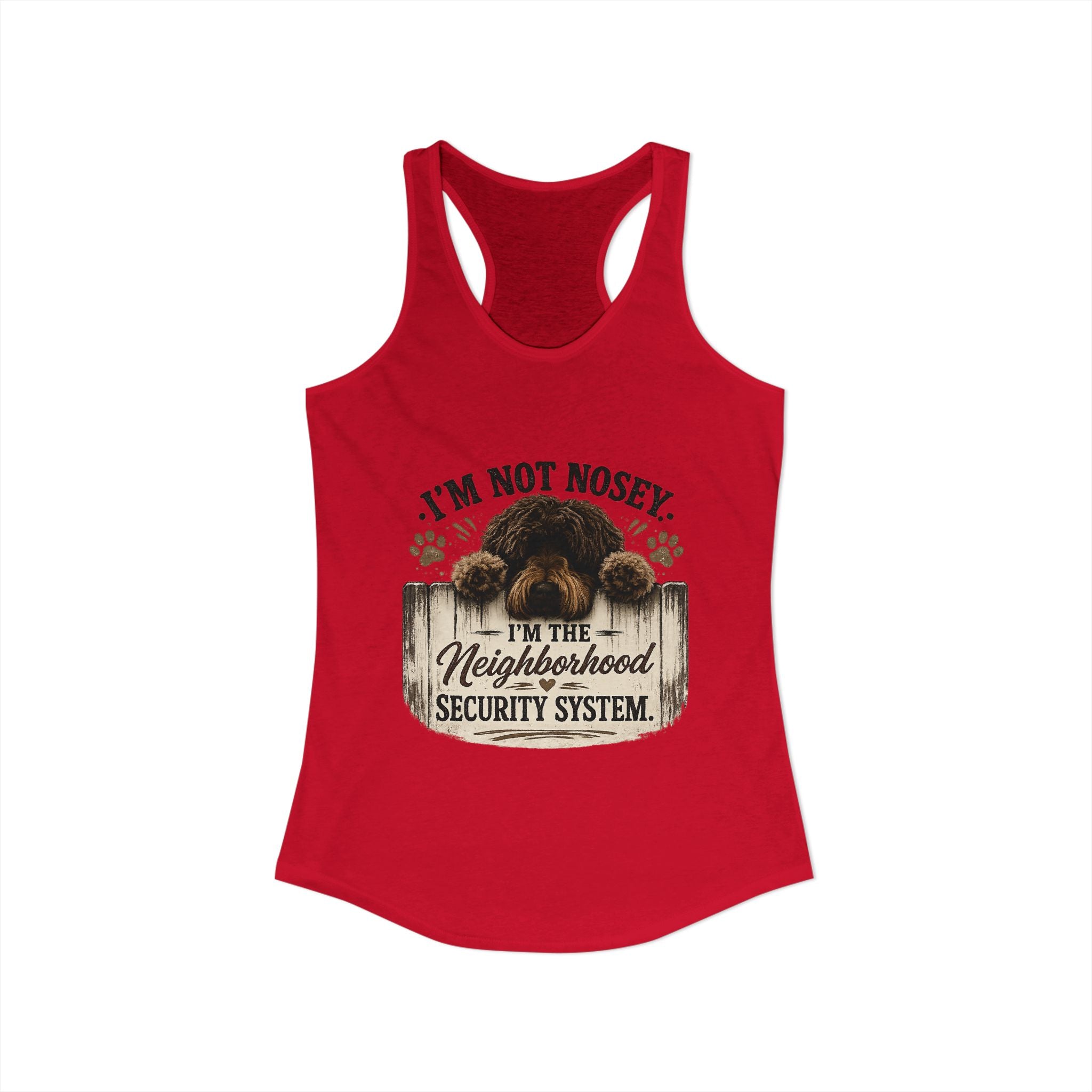 I'm Not Nosey Women's Ideal Racerback Tank