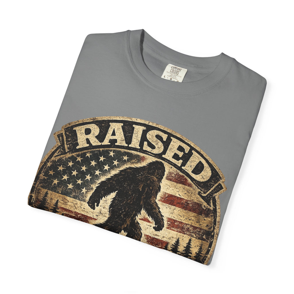 Raised Wild Bigfoot T-shirt
