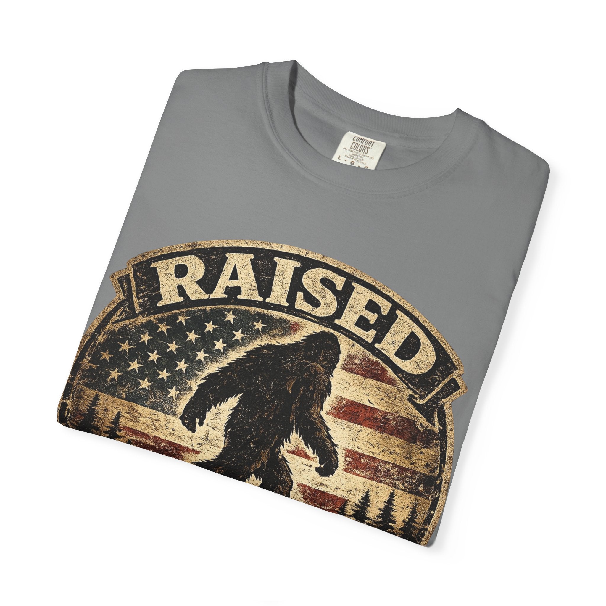 Raised Wild Bigfoot T-shirt
