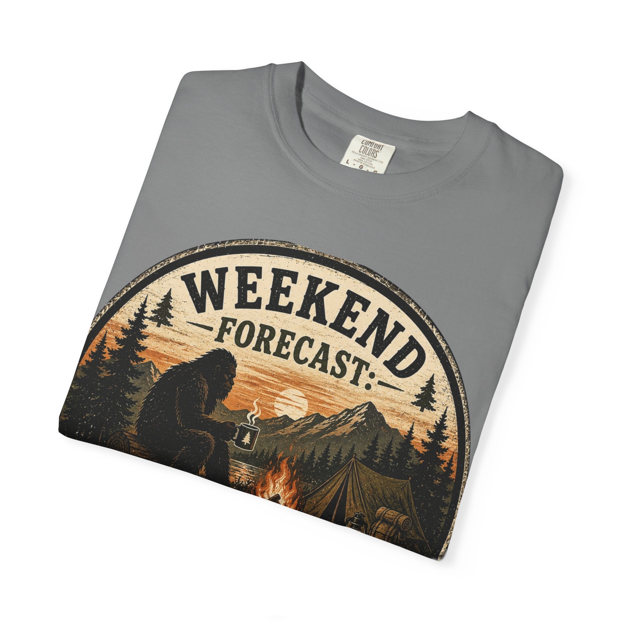 Weekend Forecast: Bigfoot & Campfires T-Shirt