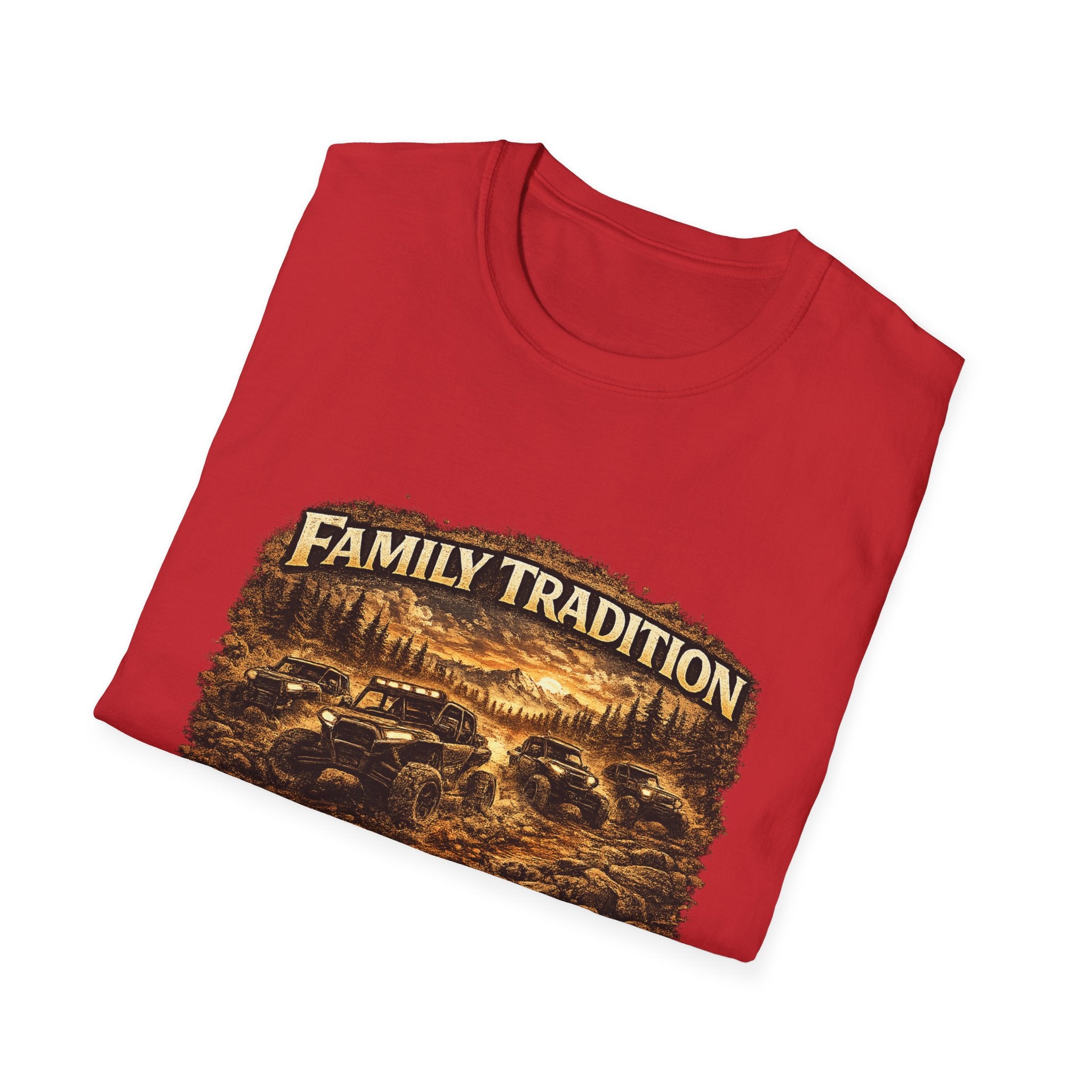 "Family Tradition" Off-Road Truck Vintage Graphic — T-Shirt