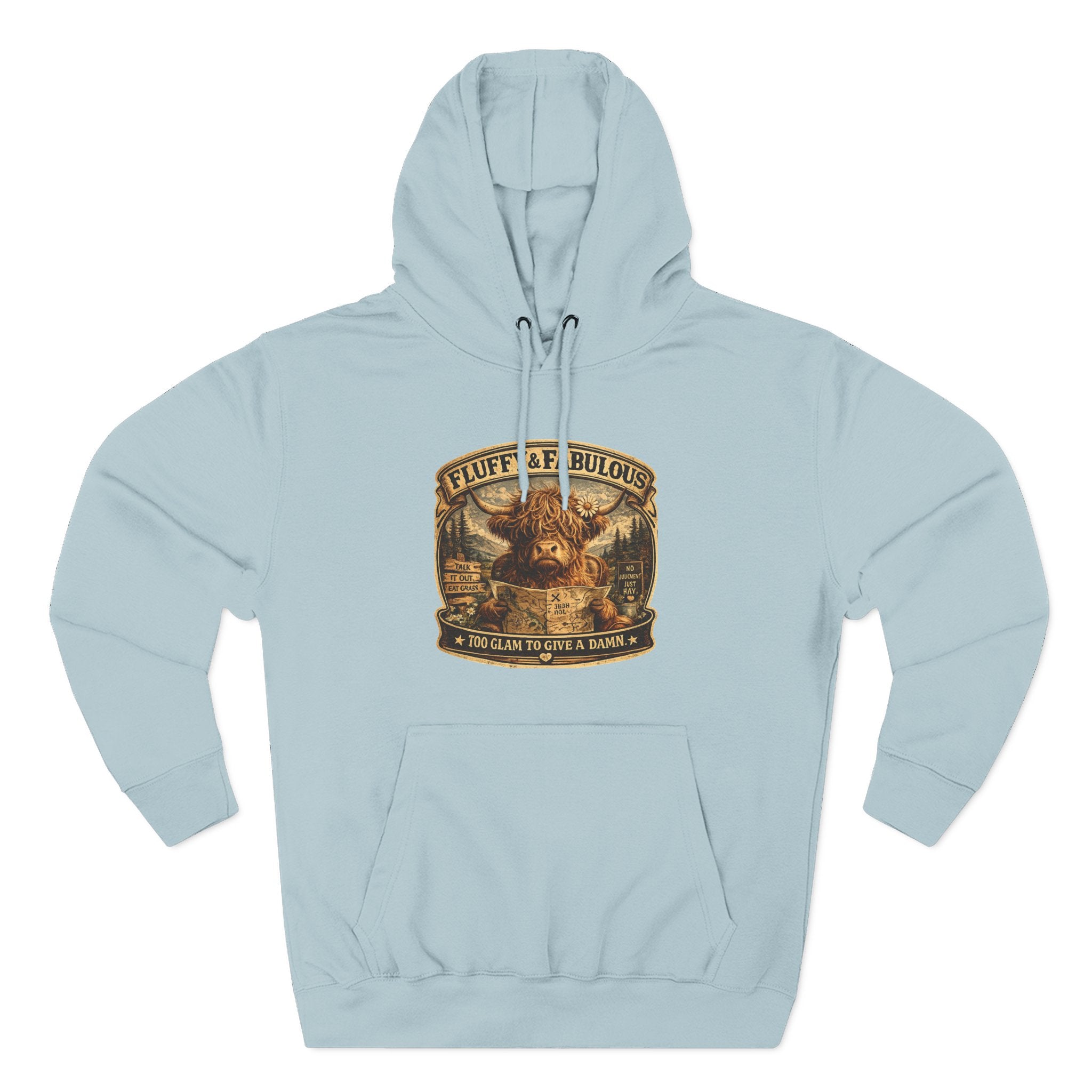 Fluffy & Fabulous Three-Panel Fleece Hoodie