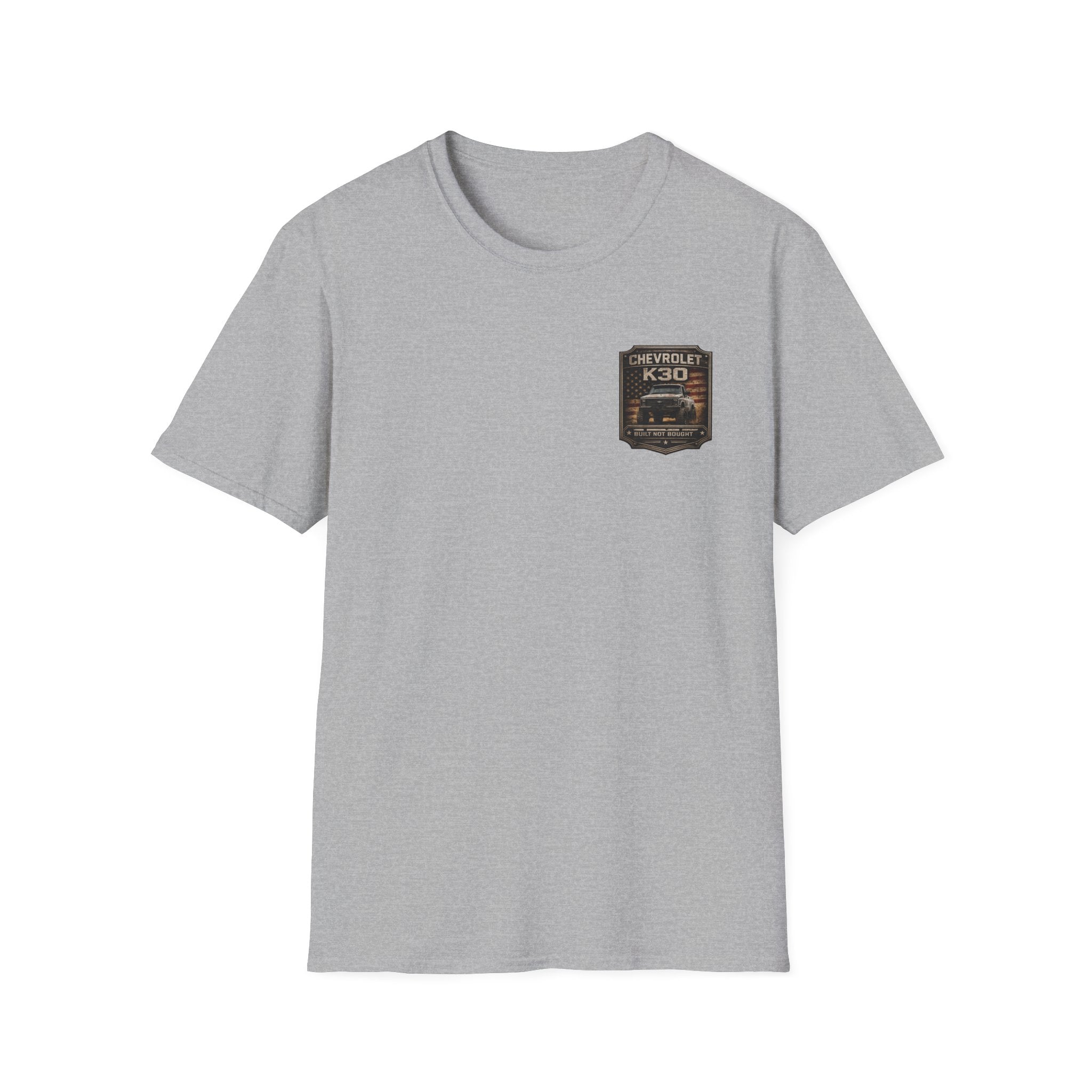 Chevy Loyalty Chevrolet K30 Vintage Patch T-Shirt — Retro Truck Owner Tee