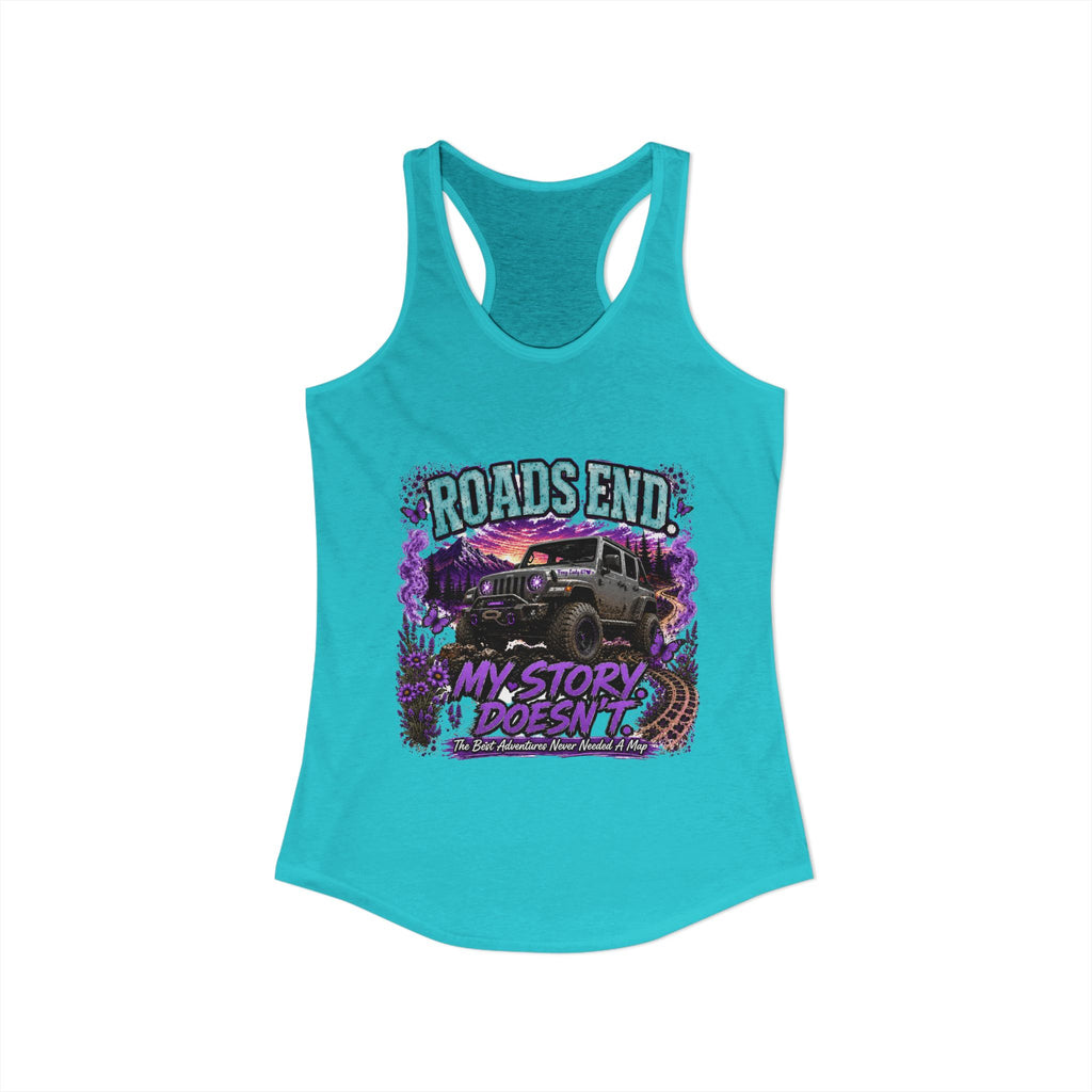 Roads End Jeep Women's Ideal Racerback Tank