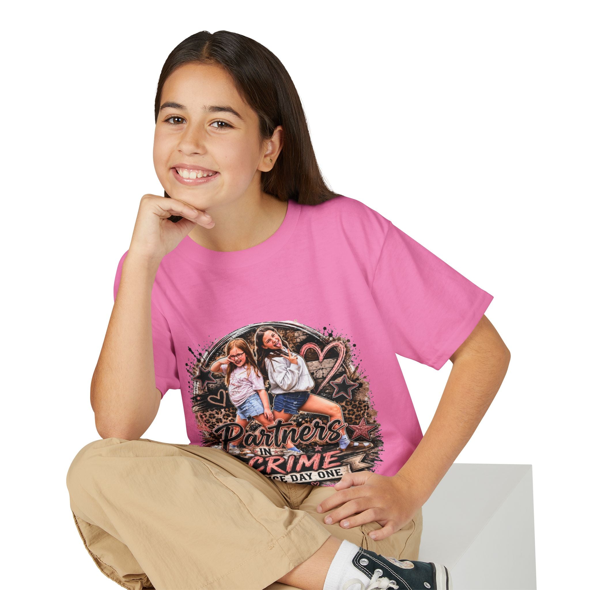 "Partners in Crime Since Day One" Best Friend Tee – Youth T-Shirt