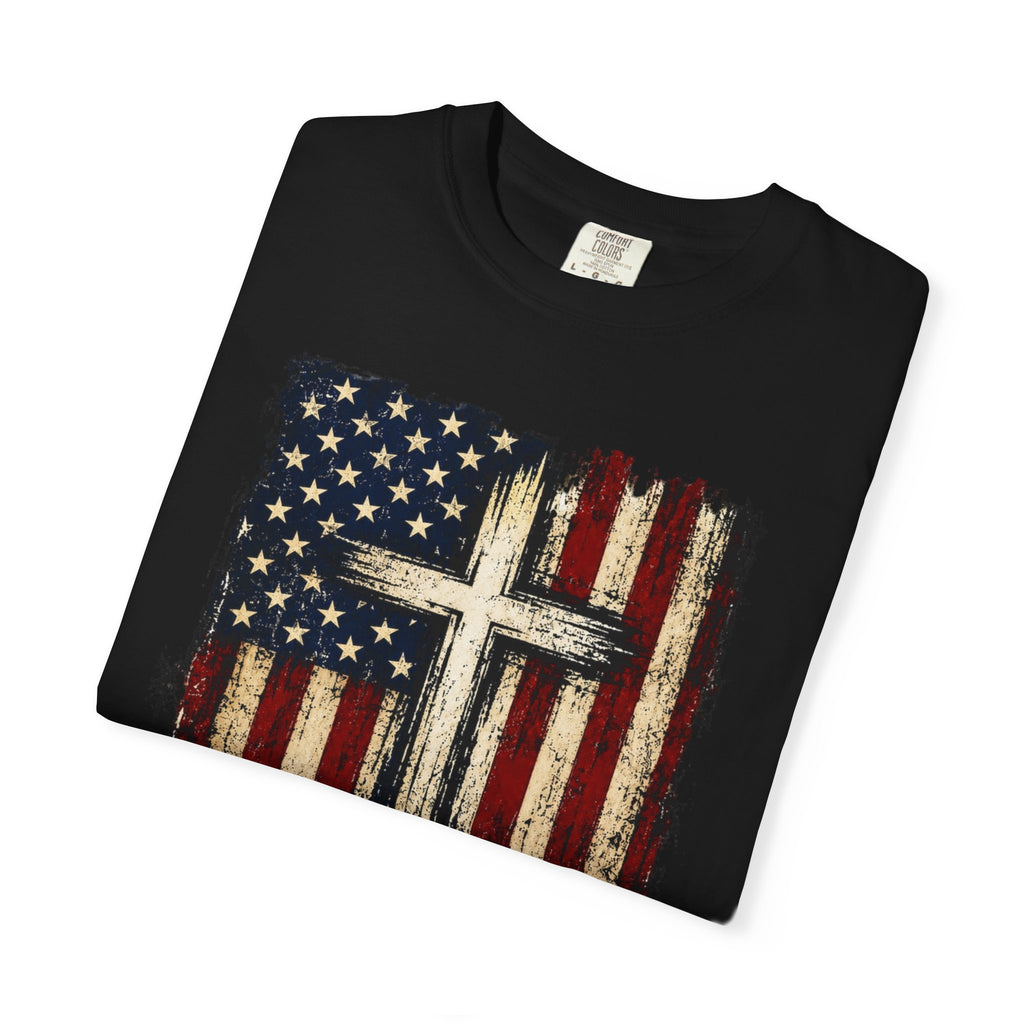 Faith Family Freedom American Flag T-Shirt