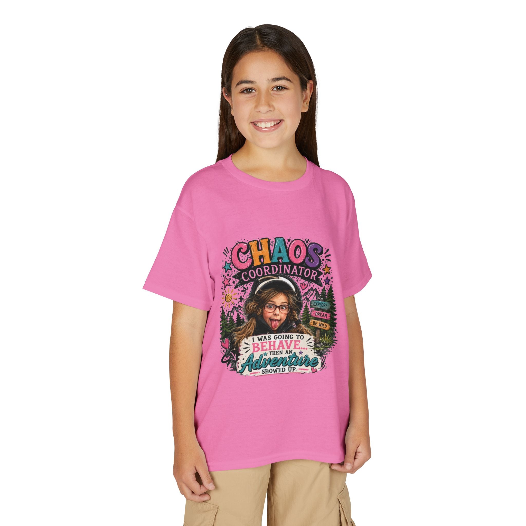 "Chaos Coordinator" Adventure Graphic Kids Tee - Youth T-Shirt -