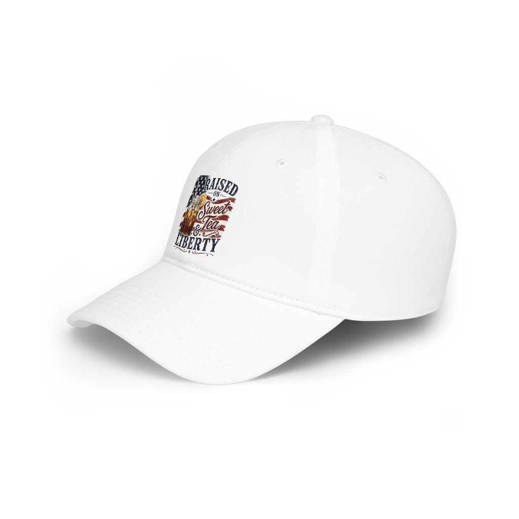 Raised on Sweet Tea and Liberty Baseball Cap