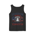 Freedom Rings Tank Top — "Freedom Rings So Does My Tinnitus" Patriotic American Flag Tee