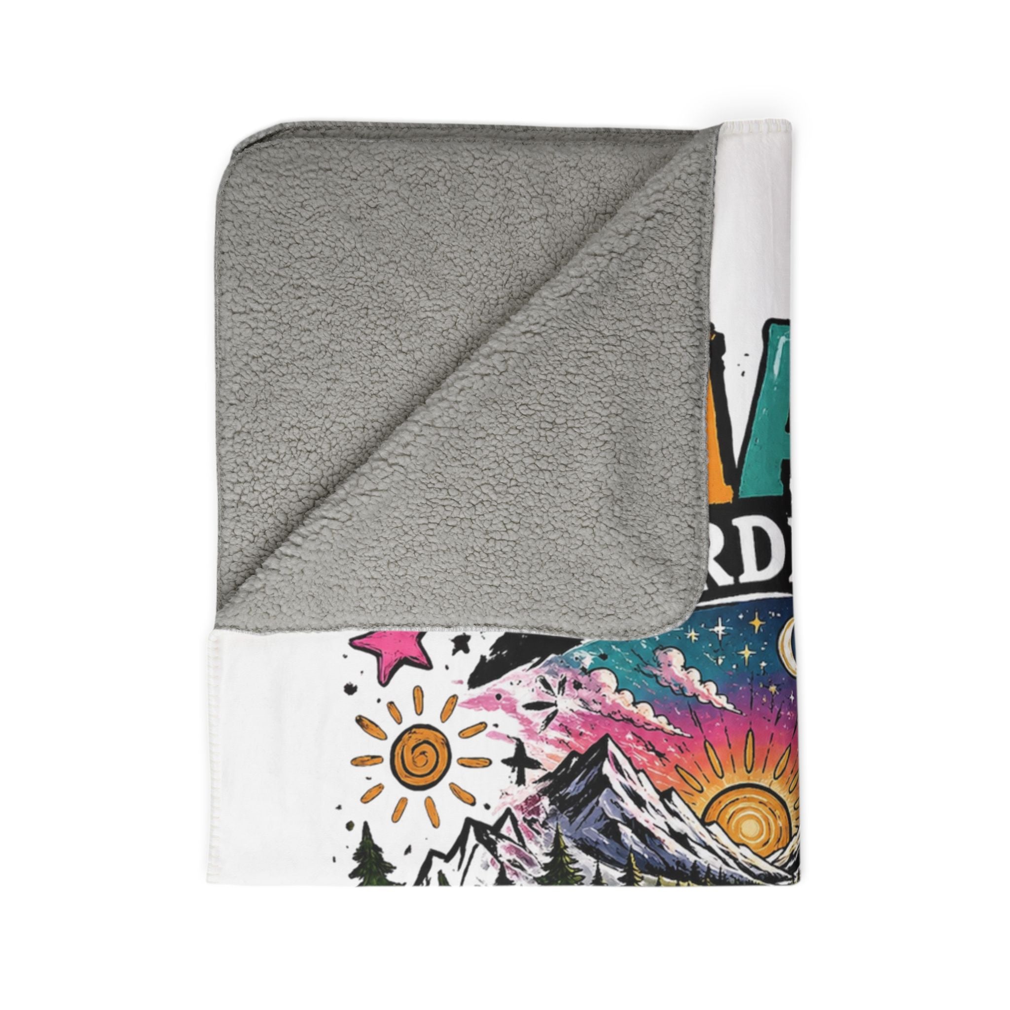 "Chaos Coordinator: I Was Going To Behave Then An Adventure Showed Up" Cozy Sherpa Throw — Fleece Blanket