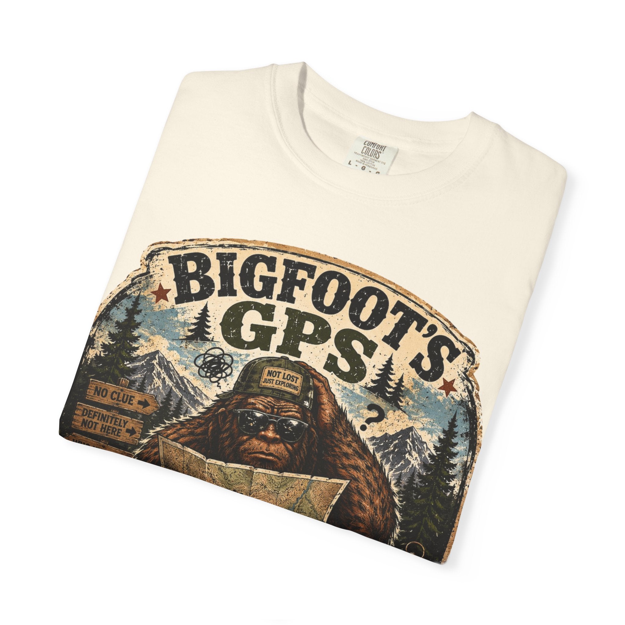 Bigfoot’s GPS Recalculating T-shirt
