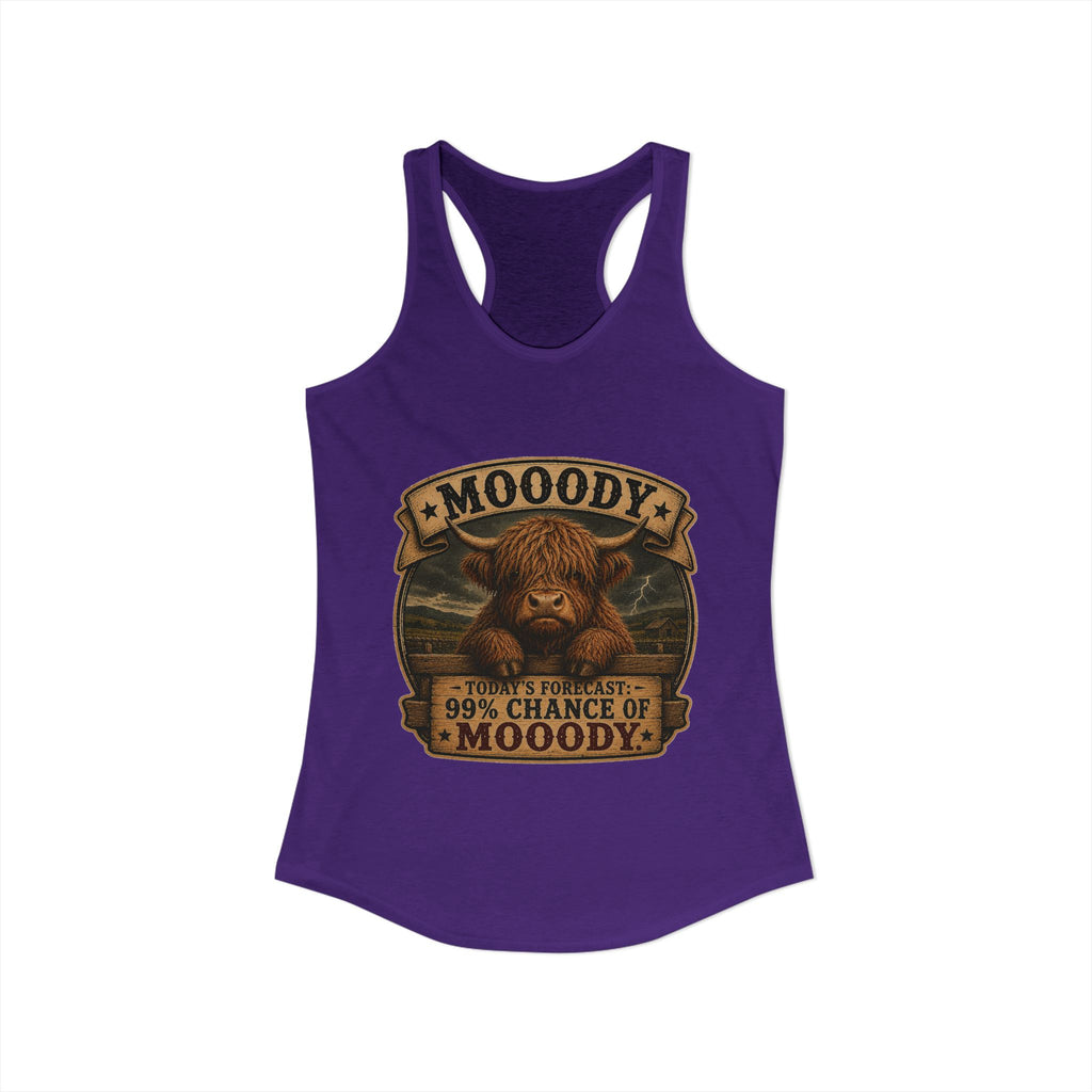 Mooody Highland Women's Ideal Racerback Tank
